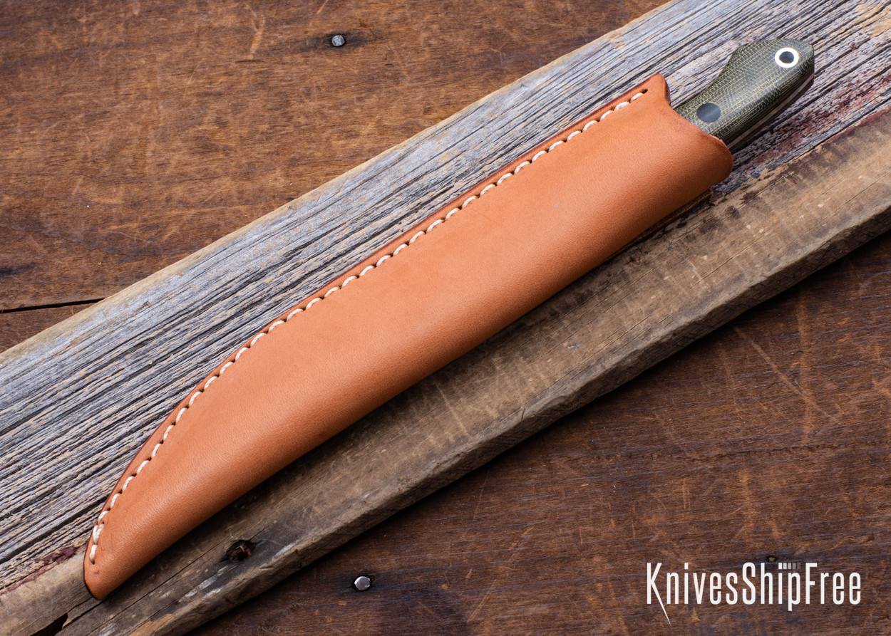 Bark River Knives: Kalahari Mini-Sportsman - CPM 154 - Desert Ironwood - Black Liners #3
